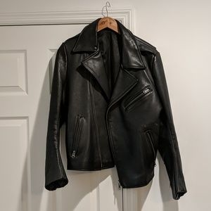 Calf Skin Leather Jacket
